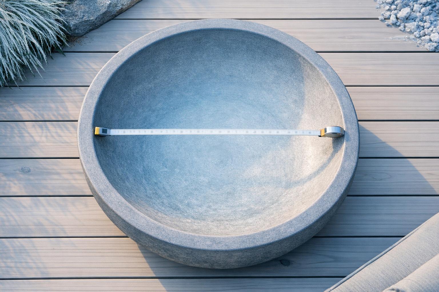 Cold Plunge Tub Sizing: Interior Fit, Footprint, and Delivery Access AI-generated editorial illustration.