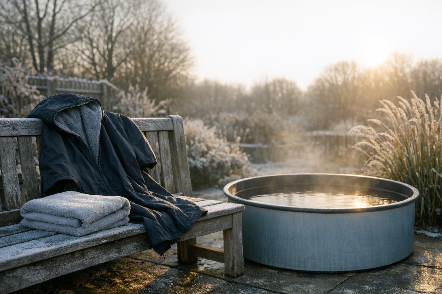 A real tub, not just a cooling machine. AI-generated editorial illustration.